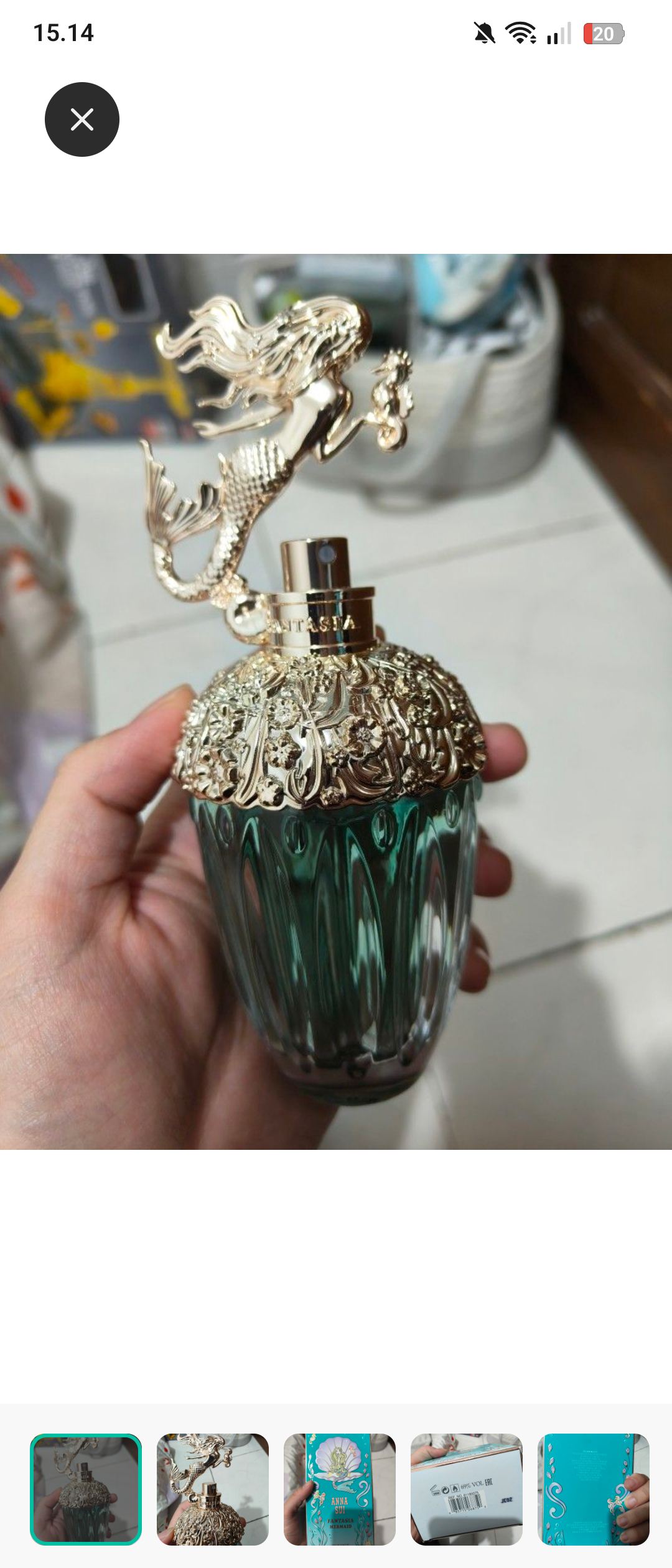 Anna sui fantasia mermaid perfume preloved