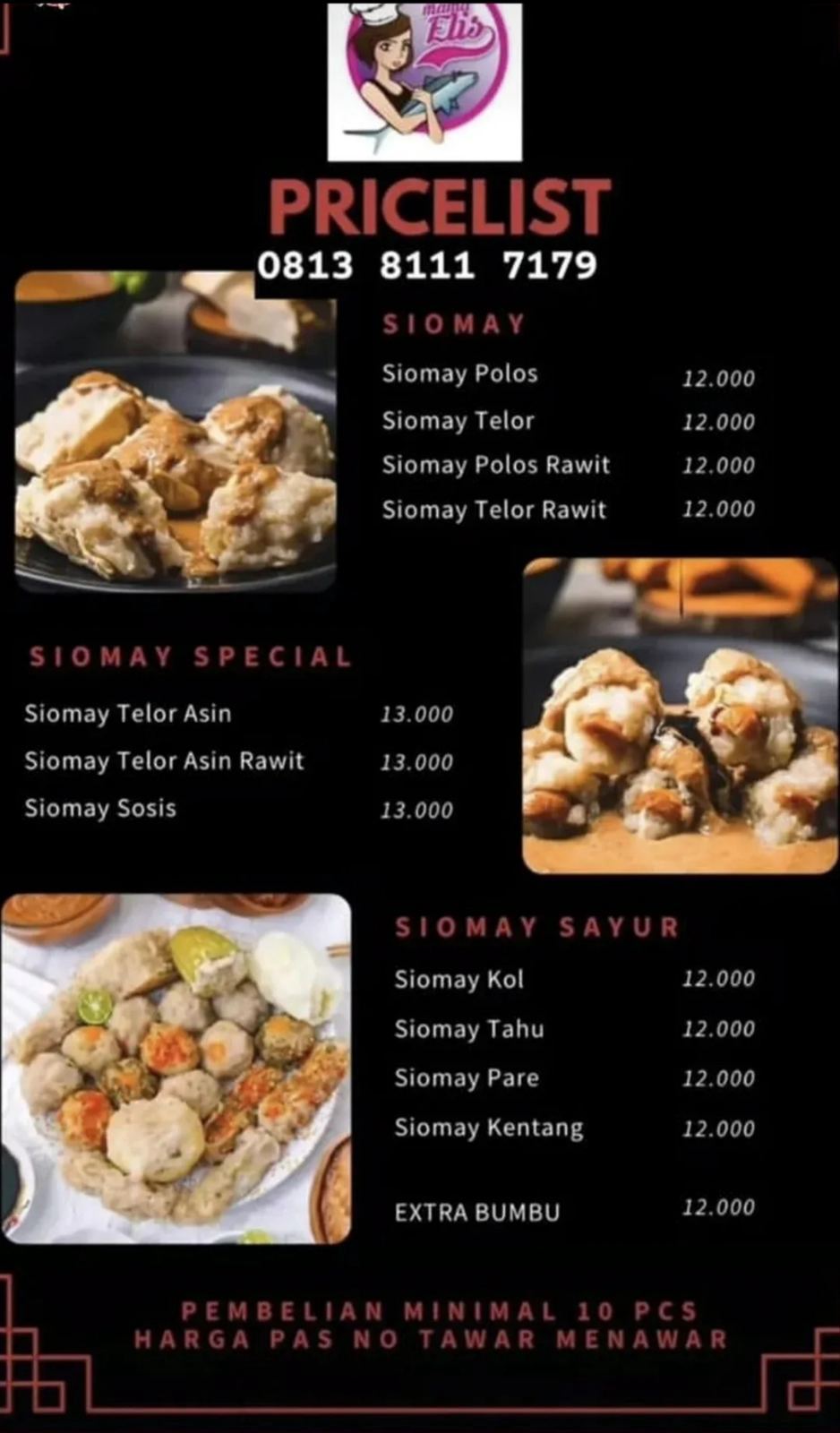 Terima Pesanan Siomay dan lain lain