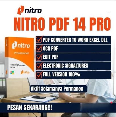 Nitro PDF Editor 14 Pro Lisensi Permanen