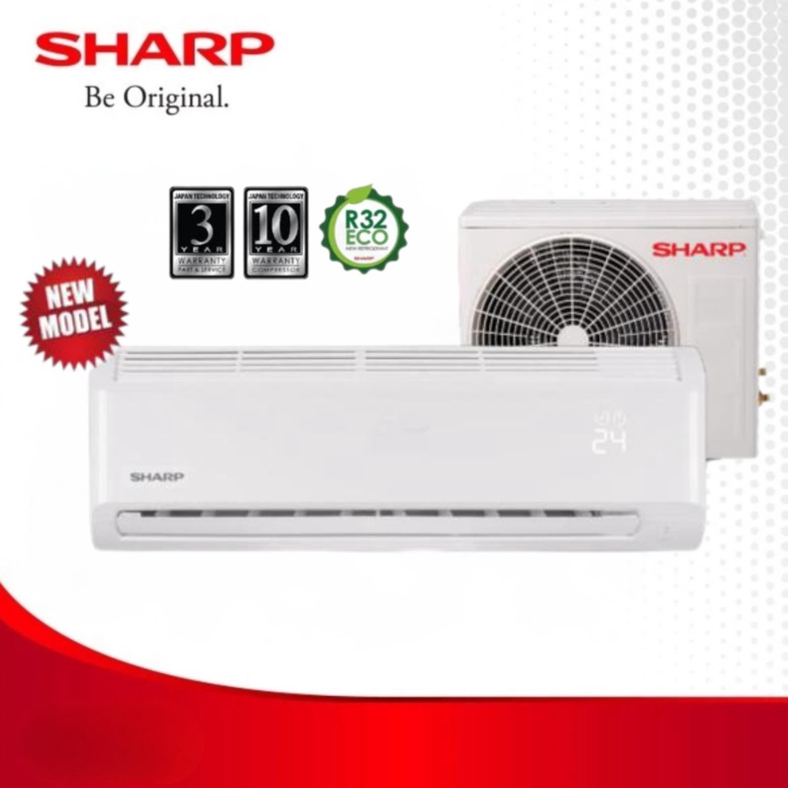 SHARP AC Standard 1 PK AH A9DEY / 9DEY / AH-A9DEY 1 PK - 760W - LED Display - Super Jet Mode